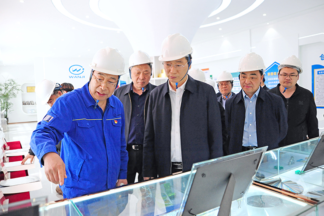 河南省副省長(cháng)劉尚進(jìn)到萬(wàn)基控股集團調研