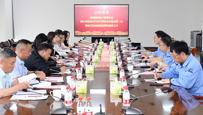 建銀國際金融有限公司執行董事葉林一行到萬(wàn)基控股集團調研