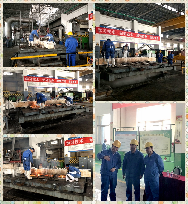 公司工會(huì )組織的熔鑄工技術(shù)比武掠影