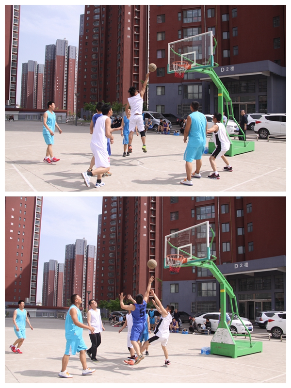 公司工會(huì )組織的“五一”籃球賽