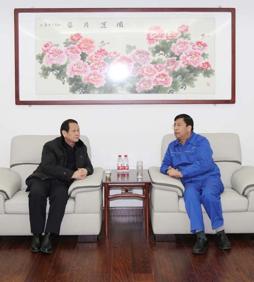 洛陽(yáng)市工信委主任王玉峰到萬(wàn)基控股集團調研經(jīng)濟運行情況